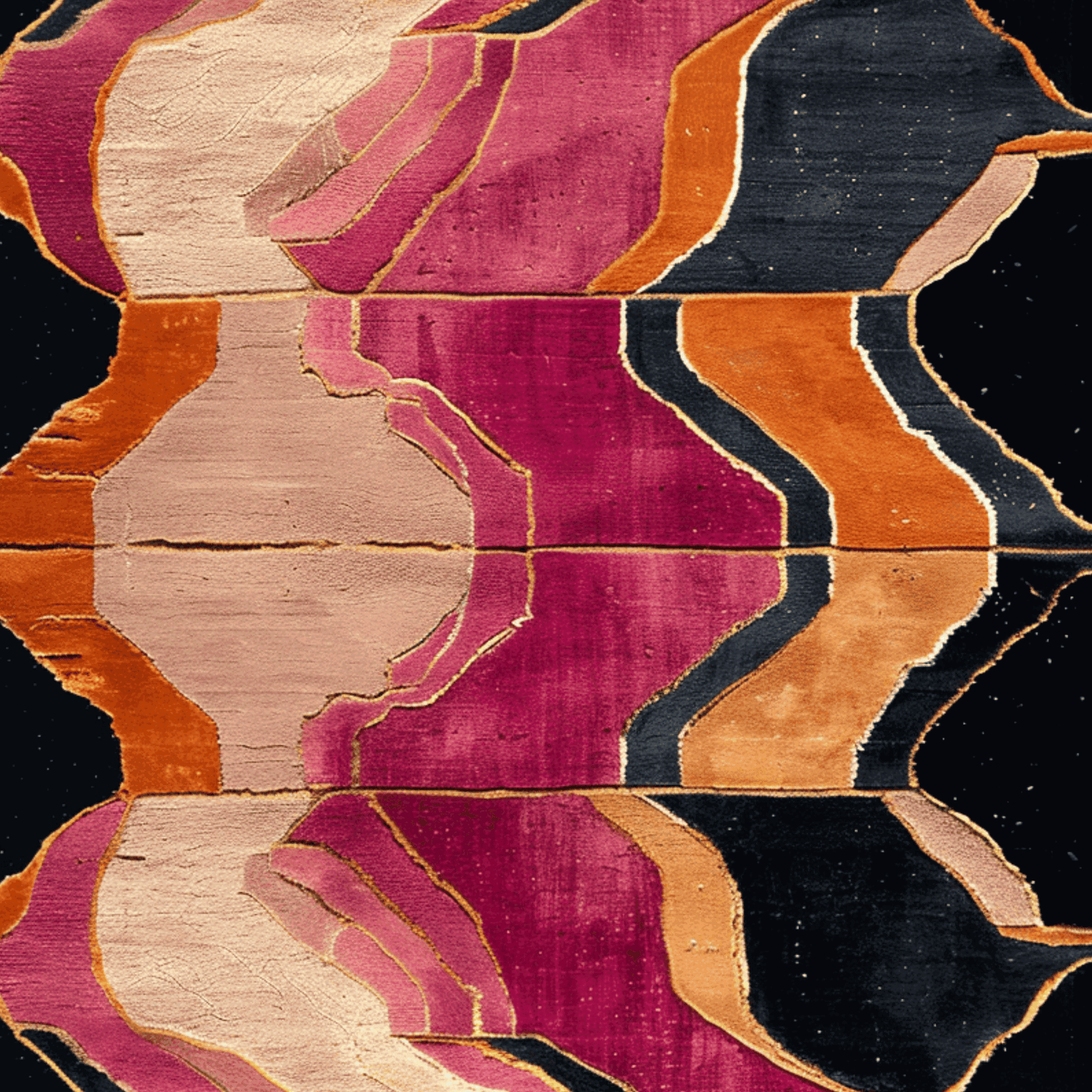 Abstract Grandeur Hand Tufted Rug - Aphrodite Wears Pink