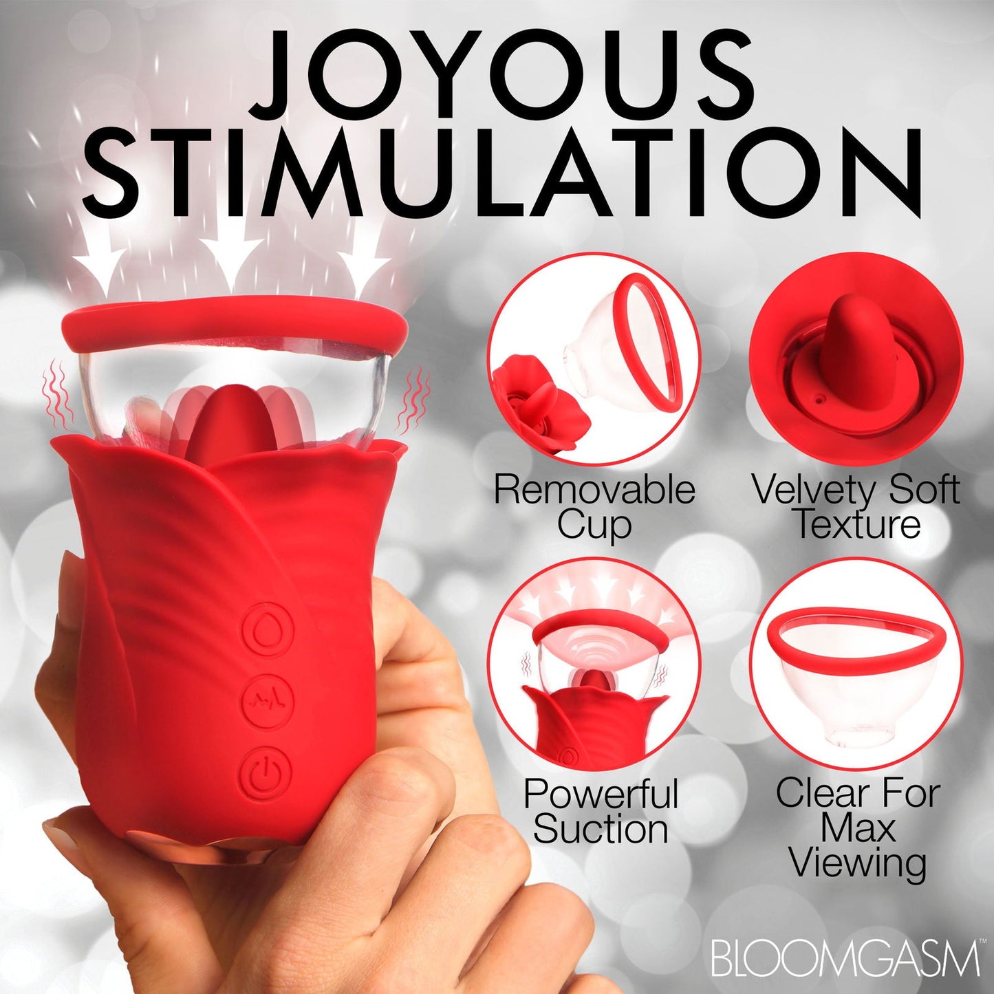Lily Lover Sucking & Vibrating Clitoral Stimulator - Aphrodite Wears Pink