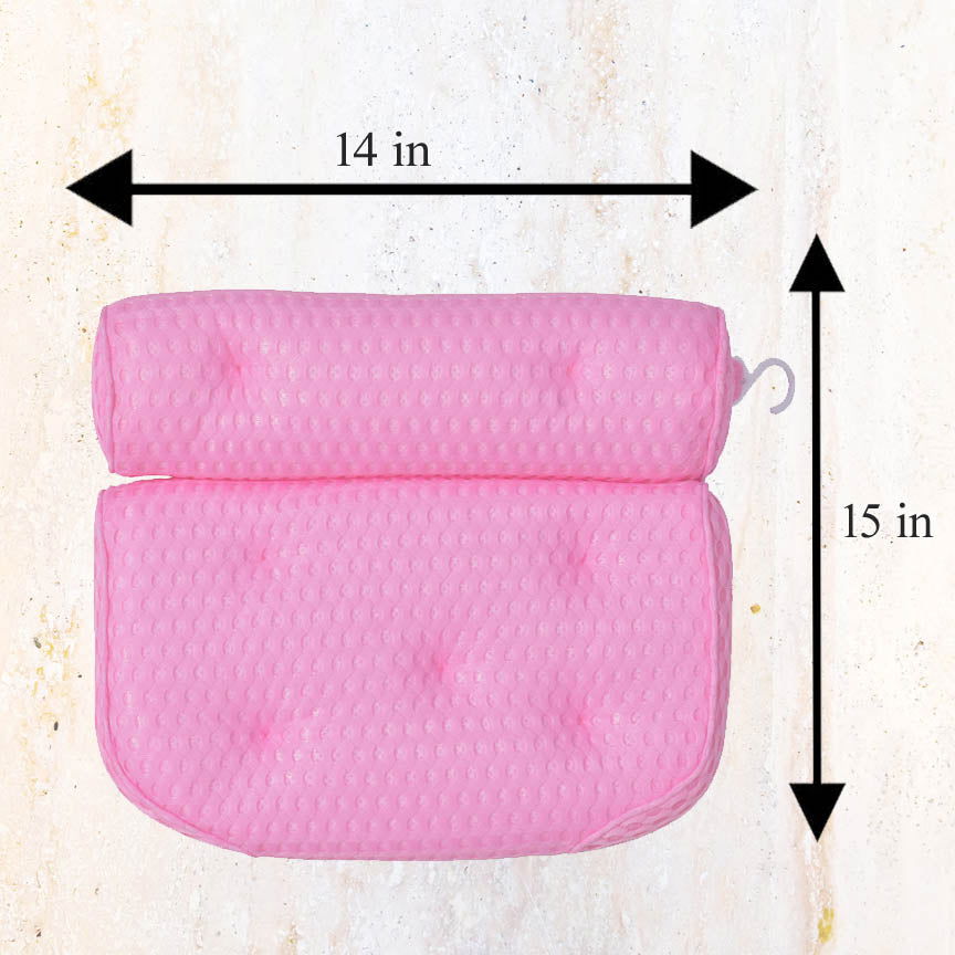 Luxury Bathtub Pillow - Aphrodite Wears Pink