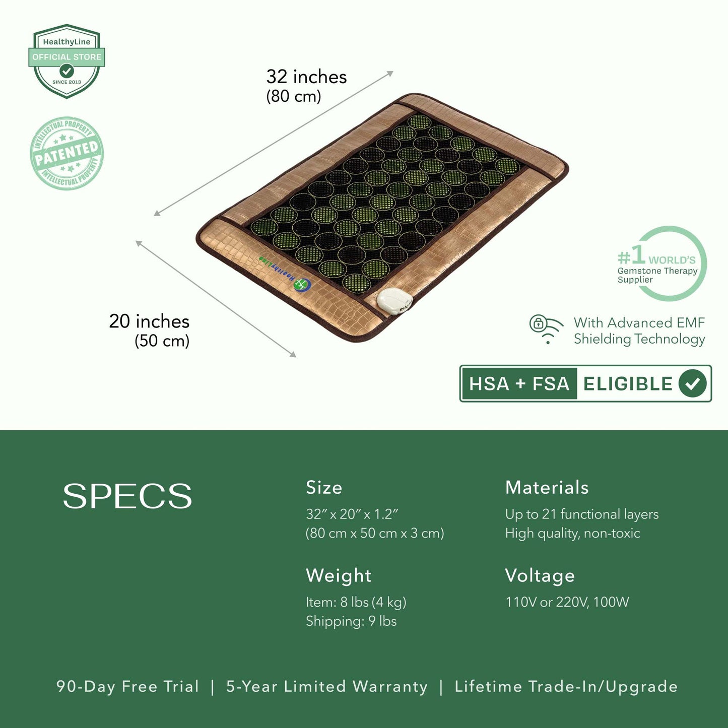 The MESH Series | Infrared Heating Mats (no PEMF)