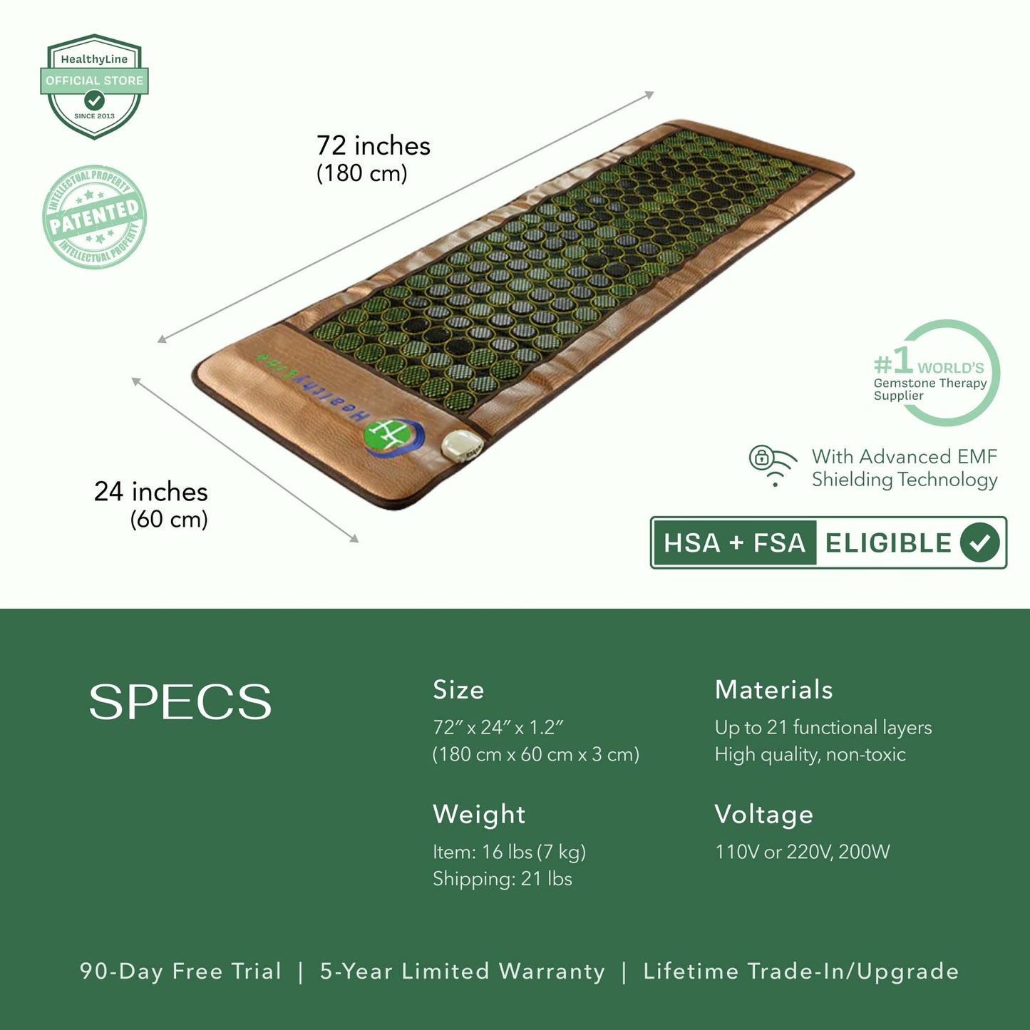 The MESH Series | Infrared Heating Mats (no PEMF)
