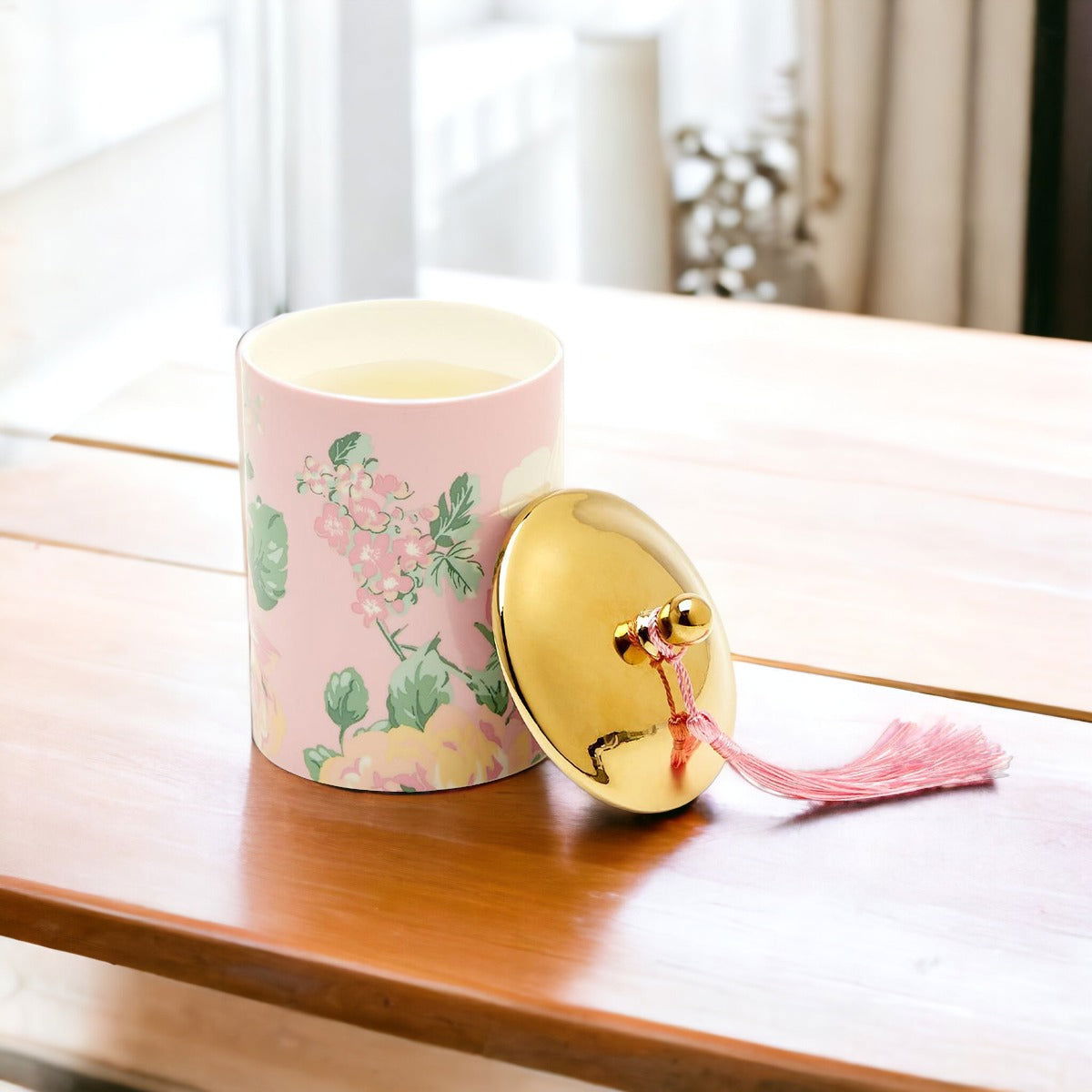 Vintage Floral Candle Set - Aphrodite Wears Pink