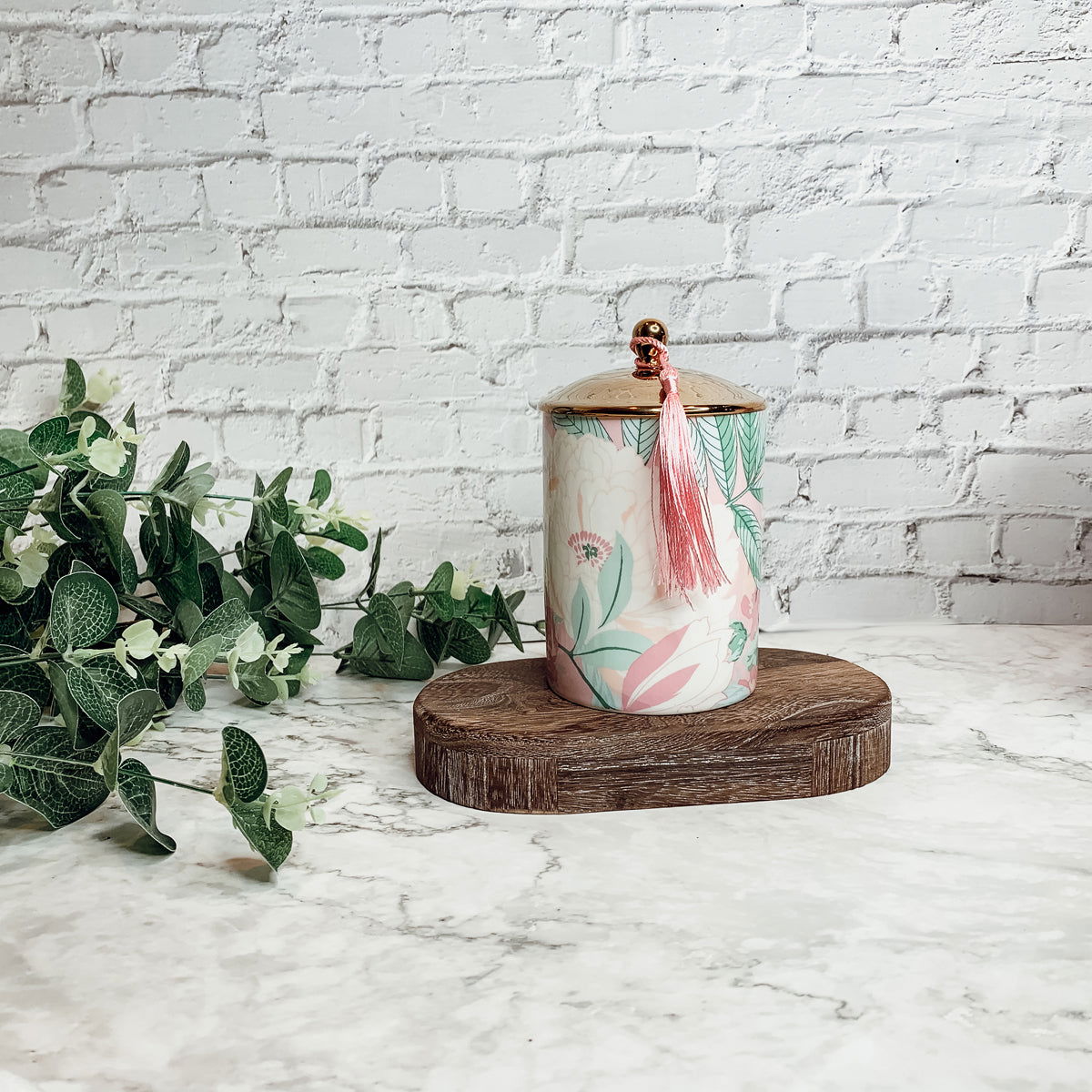 Vintage Floral Candle Set - Aphrodite Wears Pink