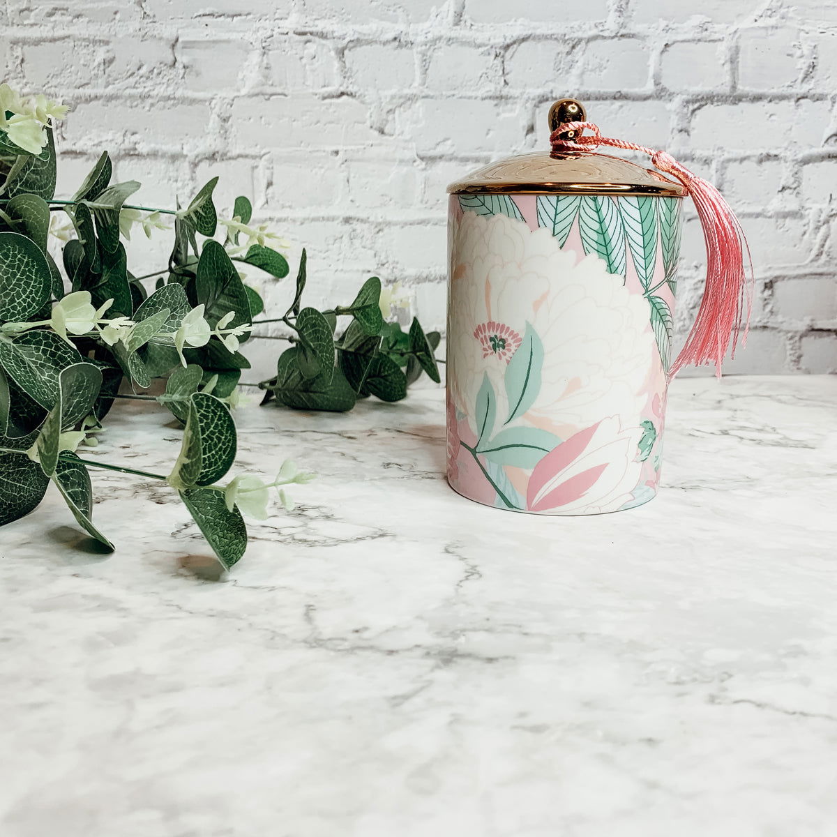 Vintage Floral Candle Set - Aphrodite Wears Pink