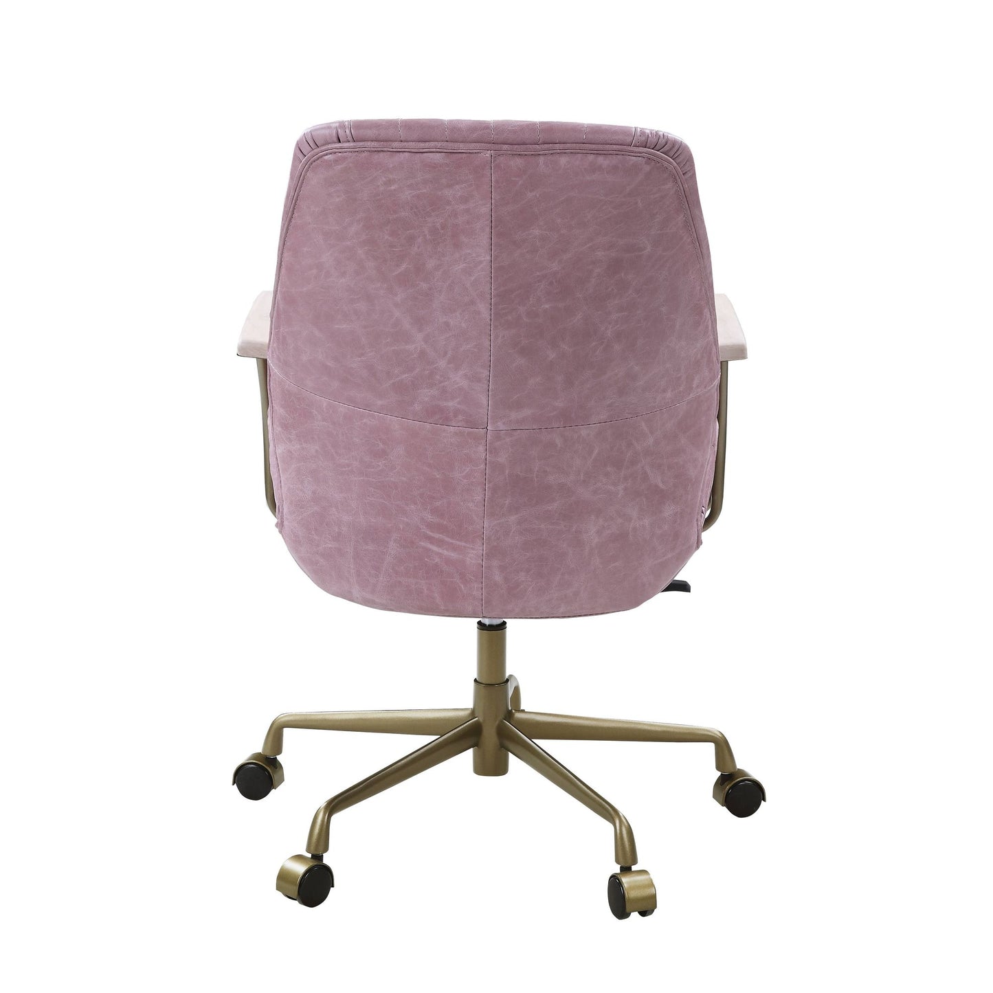 Genuine Leather Pink Office Chair