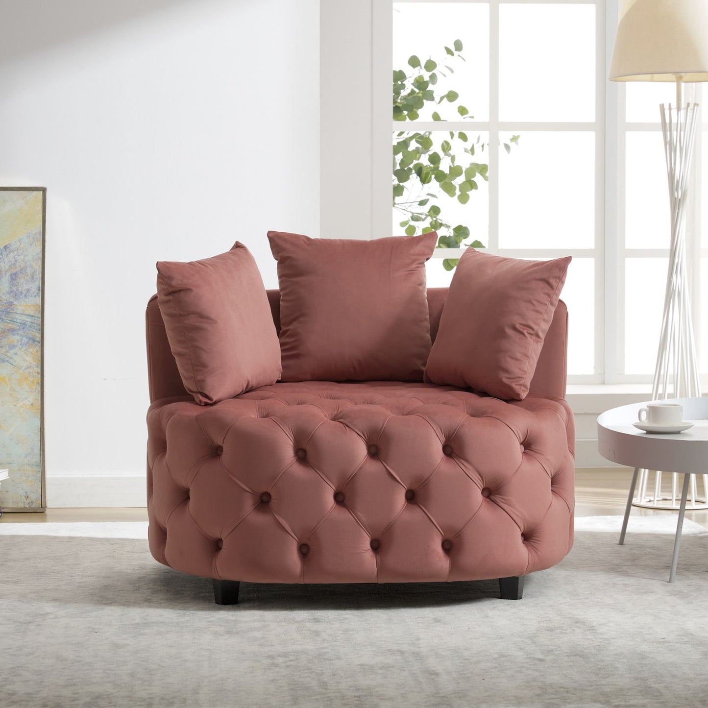 Classical Barrel Chair and Accent Chair