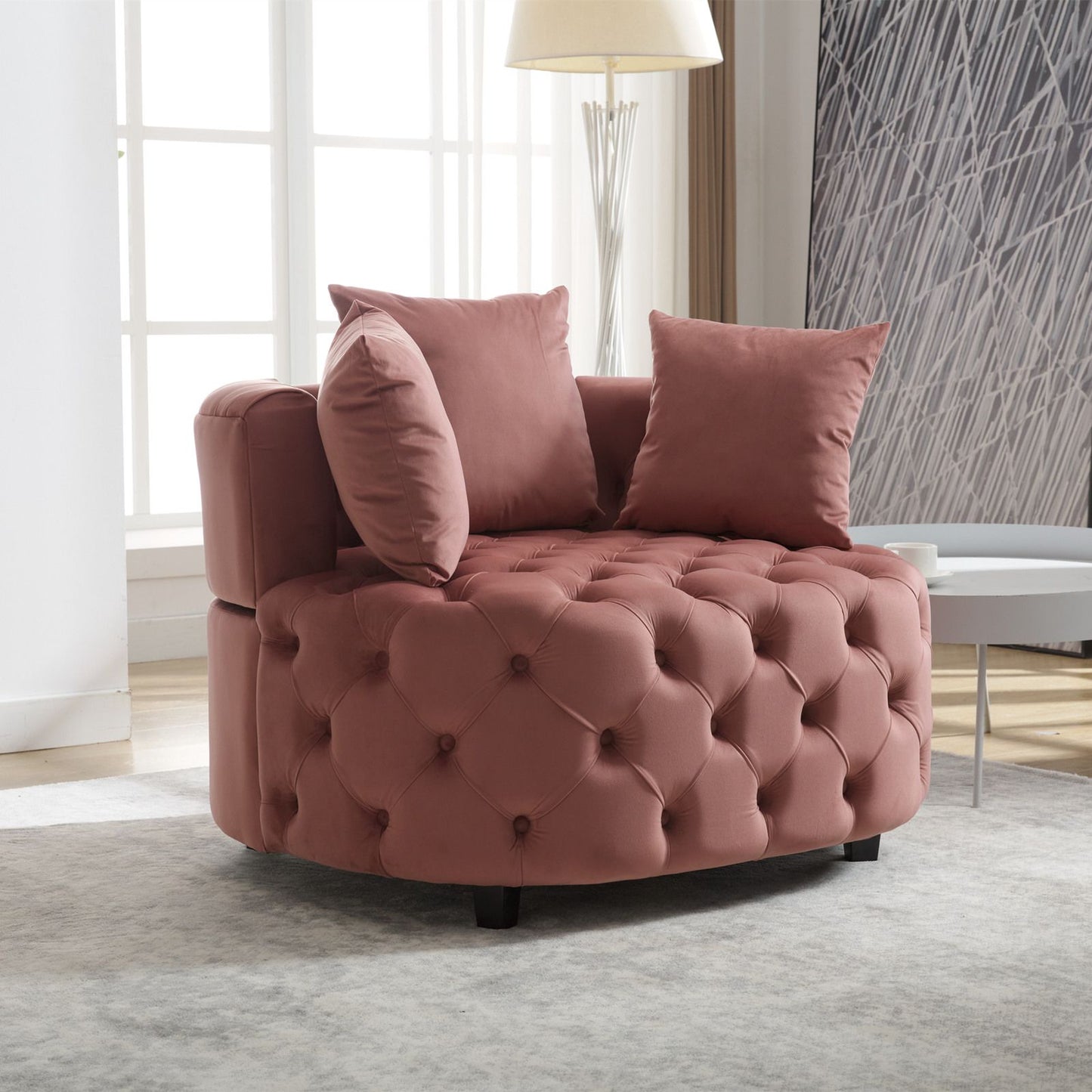 Classical Barrel Chair and Accent Chair