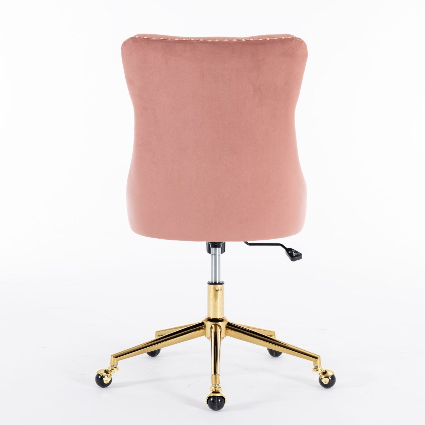 Velvet Upholstered Tufted Button Home Office Chair