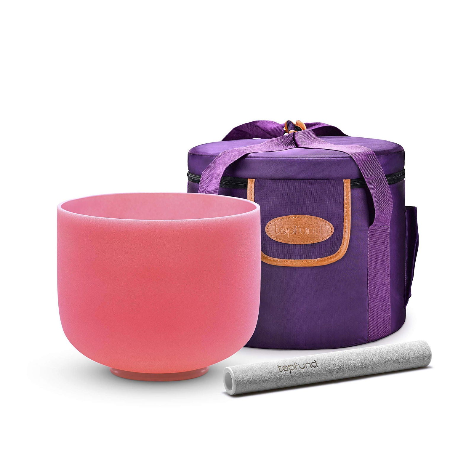 432hz Pink  F Note Crystal Singing Bowl Heart Chakra 8 inch - Aphrodite Wears Pink