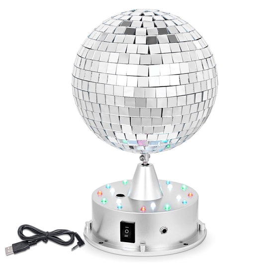 6 Inch Hollow Mirror Ball - Aphrodite Wears Pink