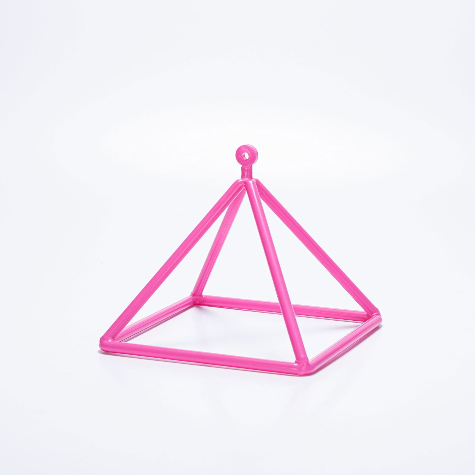 Crystal Singing Pyramids Medium Size - Aphrodite Wears Pink