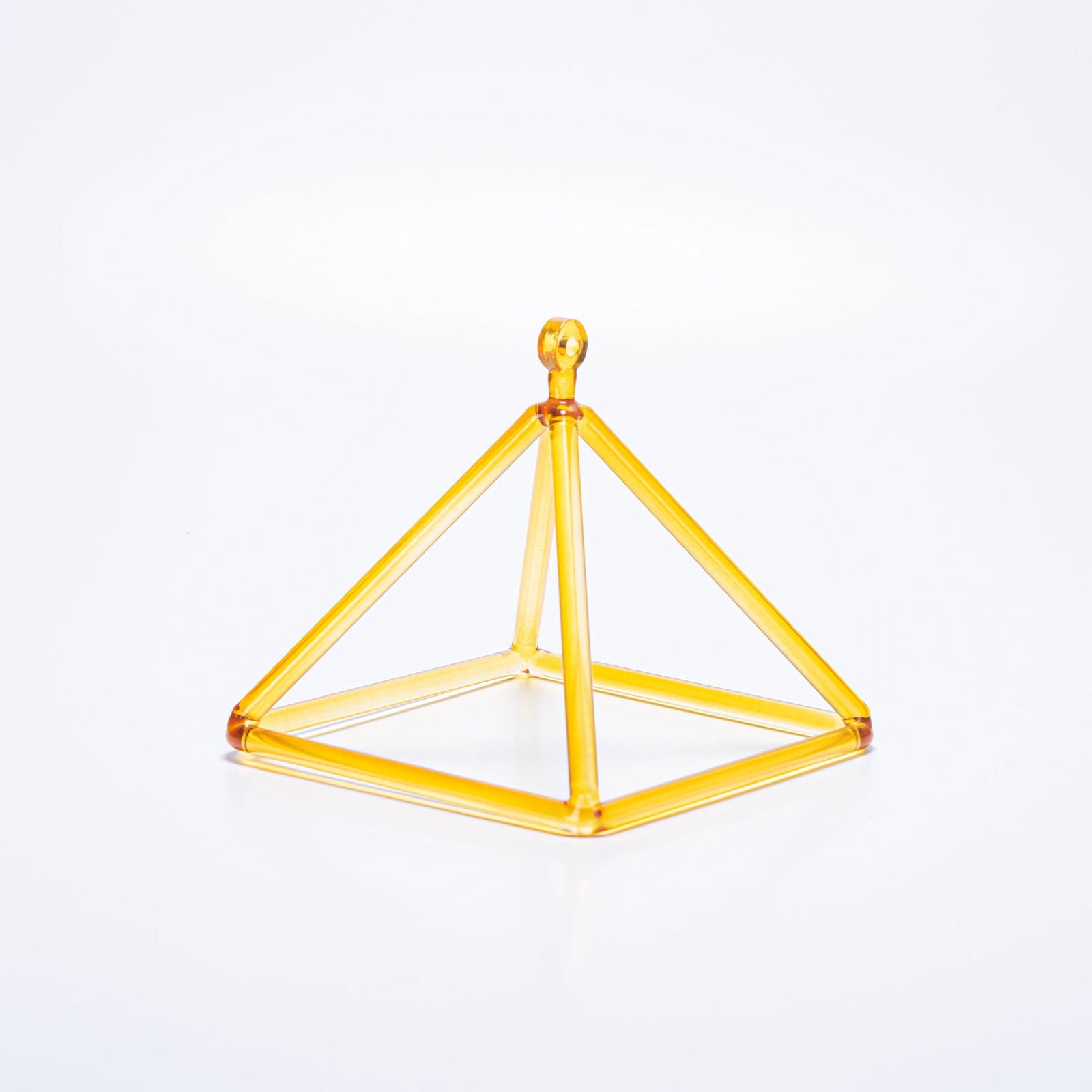 Crystal Singing Pyramids Medium Size - Aphrodite Wears Pink