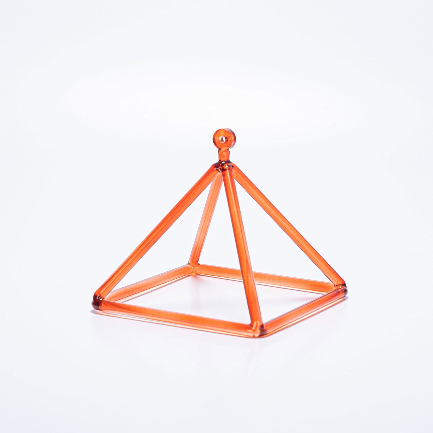 Crystal Singing Pyramids Medium Size - Aphrodite Wears Pink