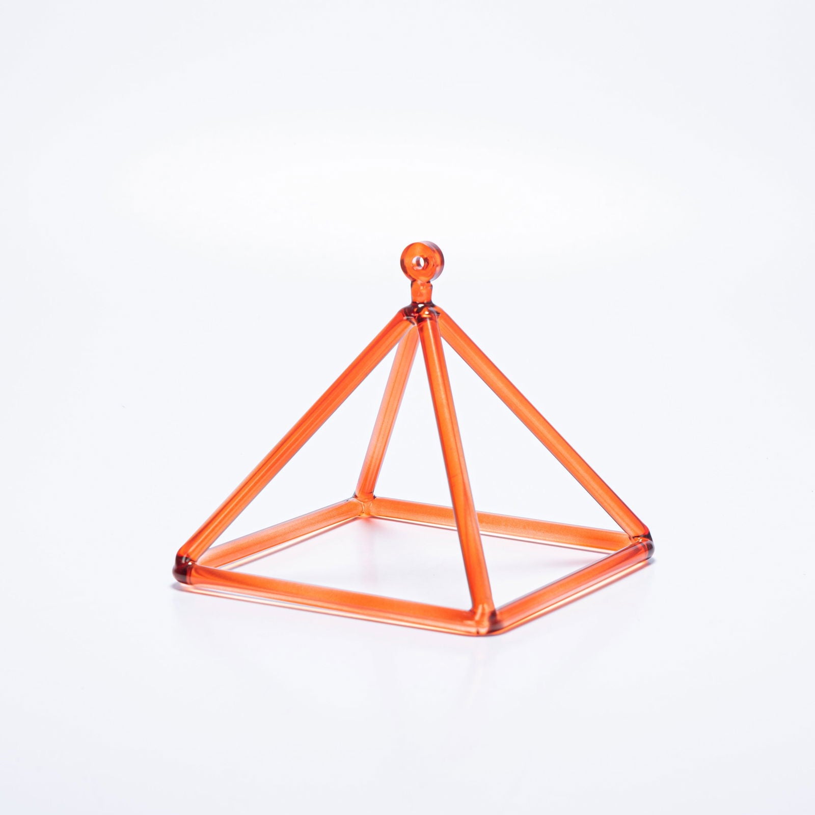 Crystal Singing Pyramids Medium Size - Aphrodite Wears Pink