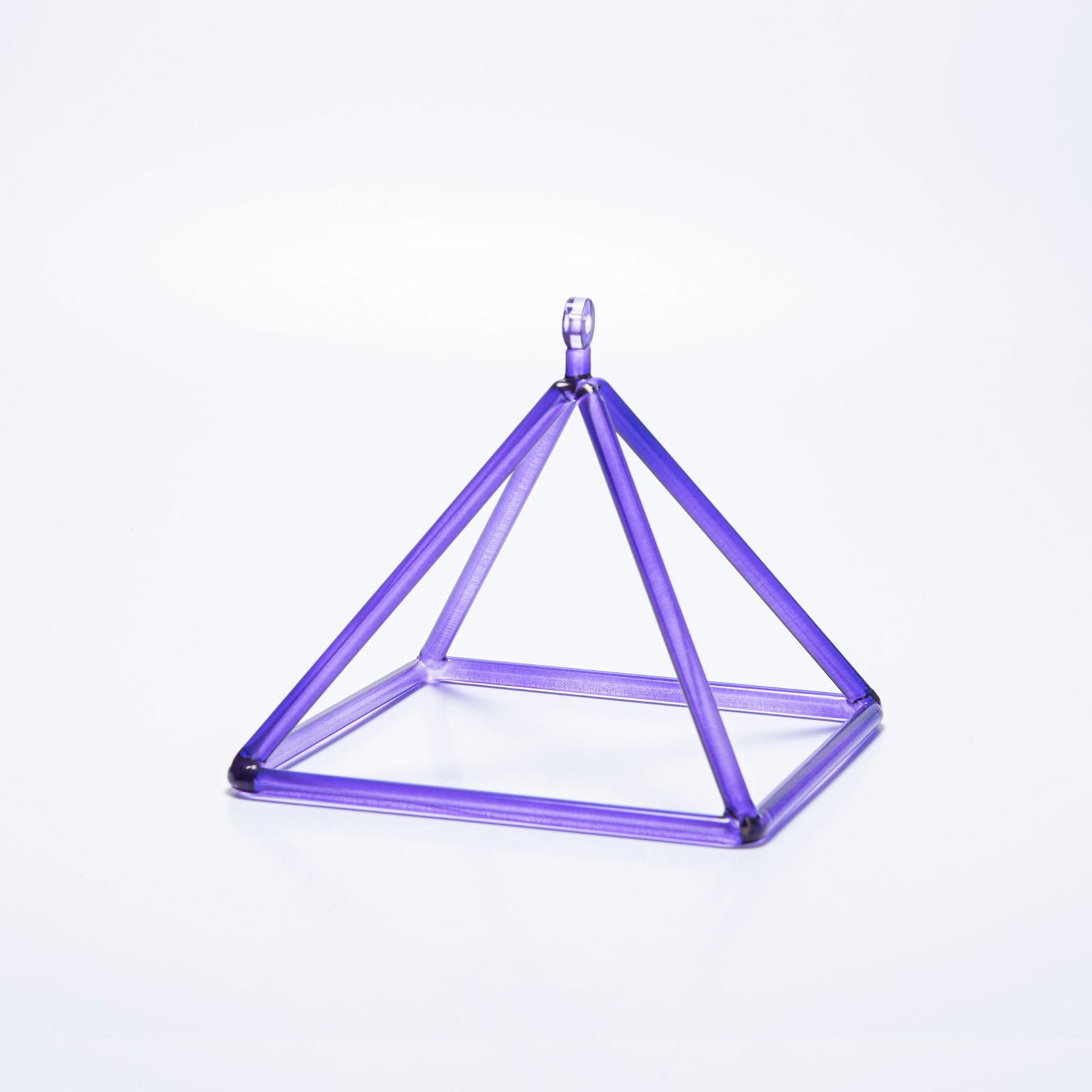 Crystal Singing Pyramids Medium Size - Aphrodite Wears Pink