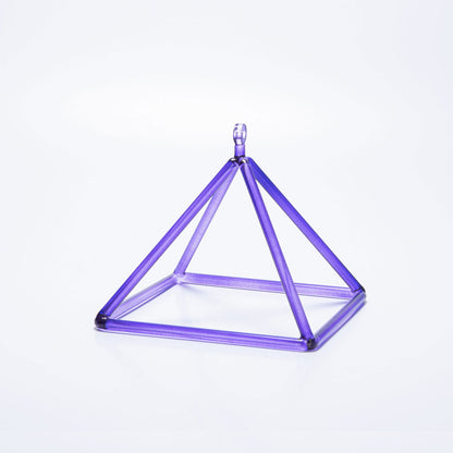Crystal Singing Pyramids Medium Size - Aphrodite Wears Pink