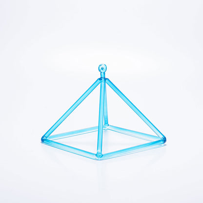 Crystal Singing Pyramids Medium Size - Aphrodite Wears Pink
