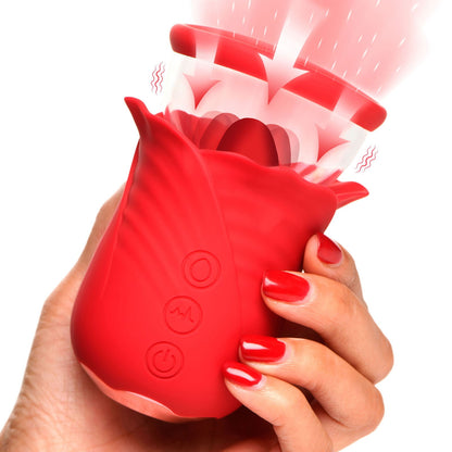 Lily Lover Sucking & Vibrating Clitoral Stimulator - Aphrodite Wears Pink