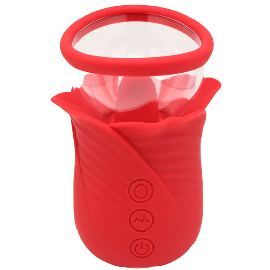 Lily Lover Sucking & Vibrating Clitoral Stimulator - Aphrodite Wears Pink