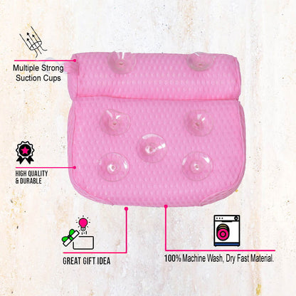 Luxury Bathtub Pillow - Aphrodite Wears Pink