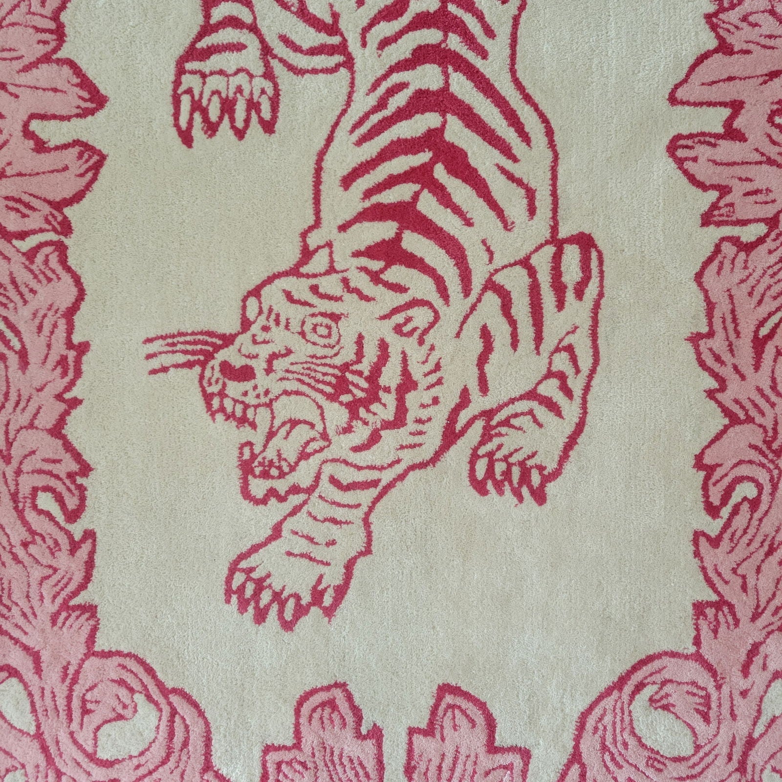 Prowess in Pink Garden Hand-Tufted Rug - Aphrodite Wears Pink