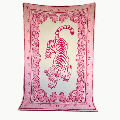 Prowess in Pink Garden Hand-Tufted Rug - Aphrodite Wears Pink