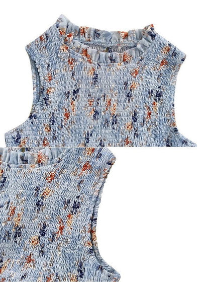 Women's Ruffle Floral Flared Swing Casual Dress - Aphrodite Wears Pink
