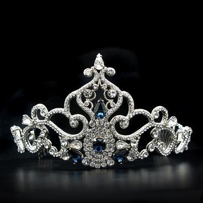Imitation Rhodium Brass Tiara