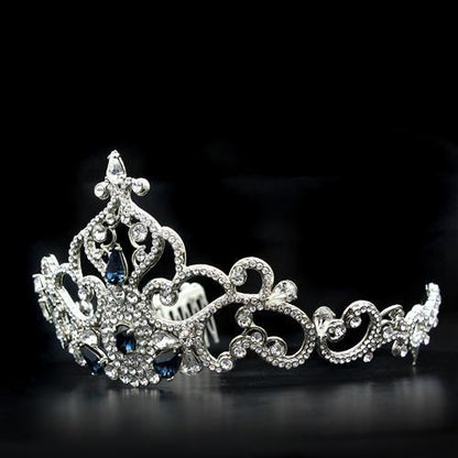 Imitation Rhodium Brass Tiara