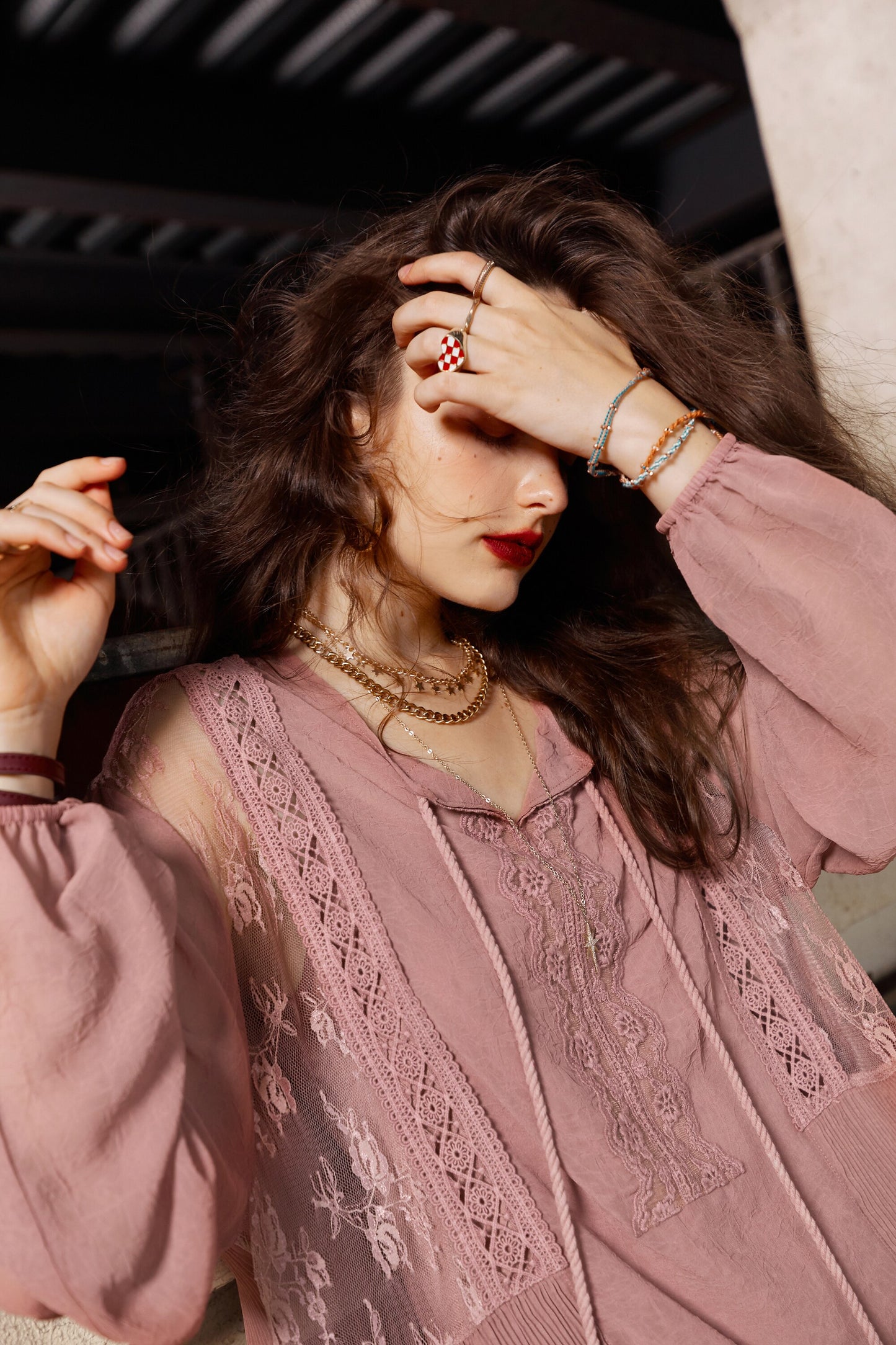 Boho High Waist Vintage Midi Dress